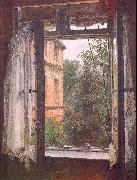 Adolph von Menzel View from a Window in the Marienstrasse oil painting